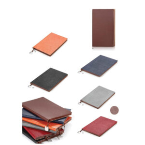 İL-6458 Salpa Deri Kapaklı Defter ( 13 x 21 cm )