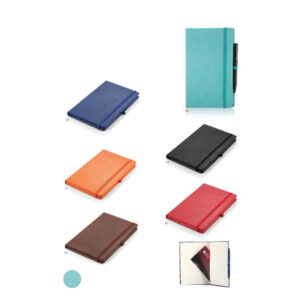 İL-6465 Termoderi Kapaklı Defter ( 13 x 21 cm )