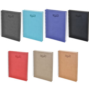 İL-6446 Termoderi Kapaklı Spiralli Ajanda